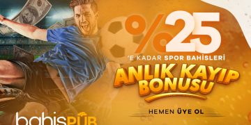 Bahispub 25% Spor Kayıp Bonusu bahispub-anlik-spor-kayip-bonusu
